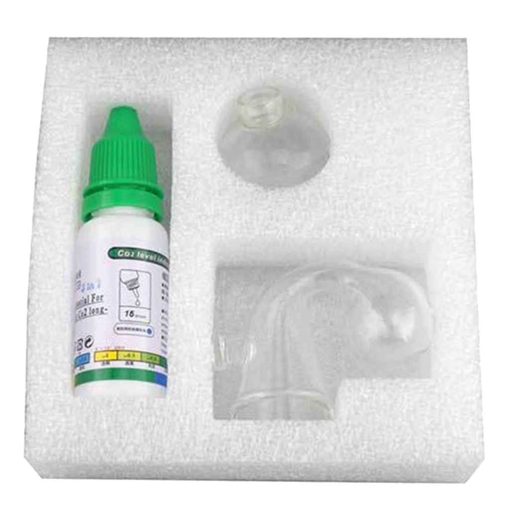 Glass Co2 Drop Checker - Aquarium CO2 ตัวบ่งชี้SolutionถังปลาLiquid Testพืชอุปกรณ์ยาวCO2 Glass DROP