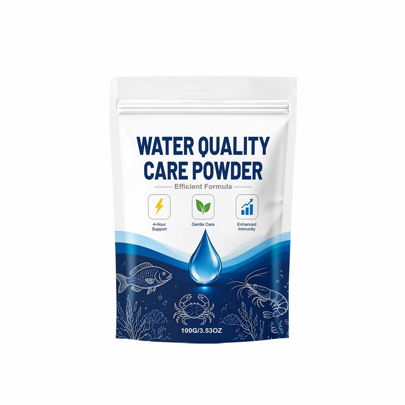 Planted Aquarium Cloudy Water - 1/2/3/5PCS ผงปรับสภาพน้ำในตู้ปลาสำหรับน้ำขุ่นกำจัดกลิ่นดูแลคุณภาพน้ำสำหรับตู้ปลาบ่อสิ่งแวดล้อม