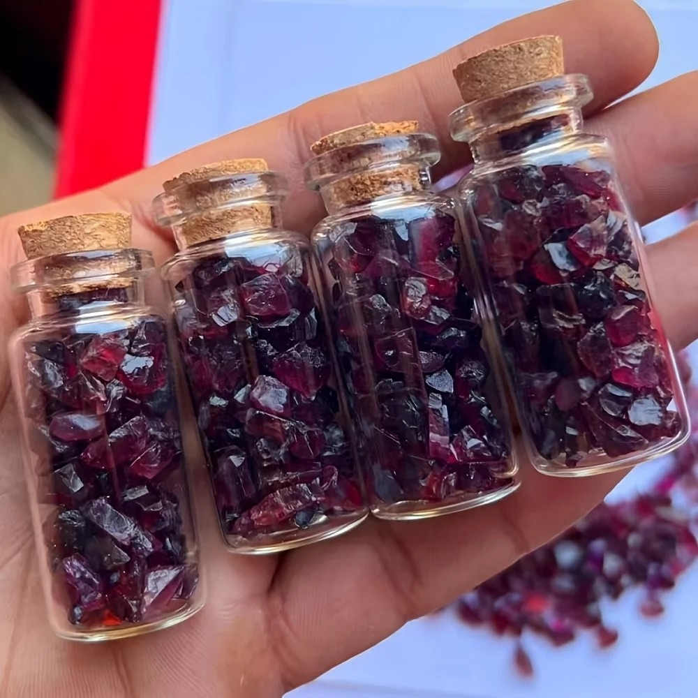 Aquarium Planted Soil - หินกรวดพลอยการ์เน็ตธรรมชาติสำหรับตกแต่งตู้ปลา, วัสดุปูพื้นตู้เลี้ยงสัตว์น้ำ, วัสดุปูพื้นสำหรับปลูกต้นไม้ในกระถาง, หินแร่สำหรับตกแต่งบ้าน