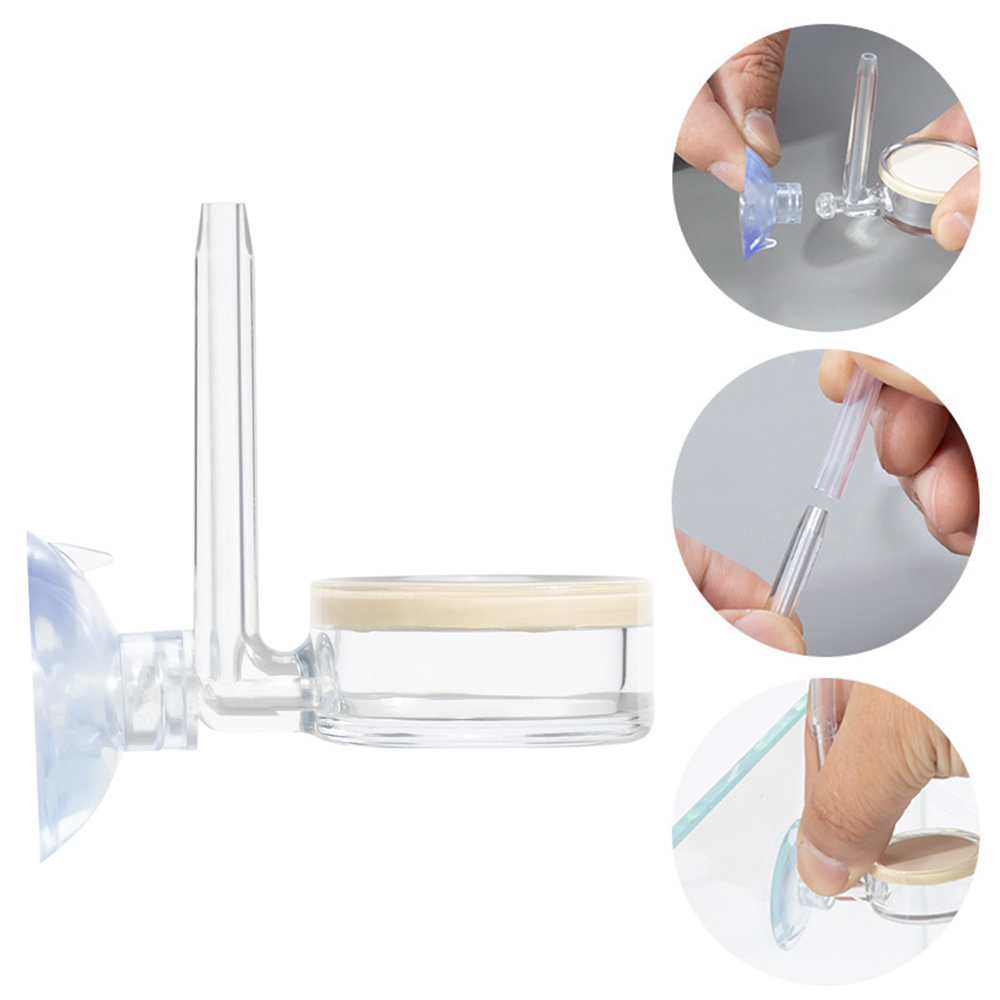 Glass Co2 Drop Checker - 1PC Diffuser สําหรับพืชพิพิธภัณฑ์สัตว์น้ํา,CLEAR CO2 Atomizer Aquarium