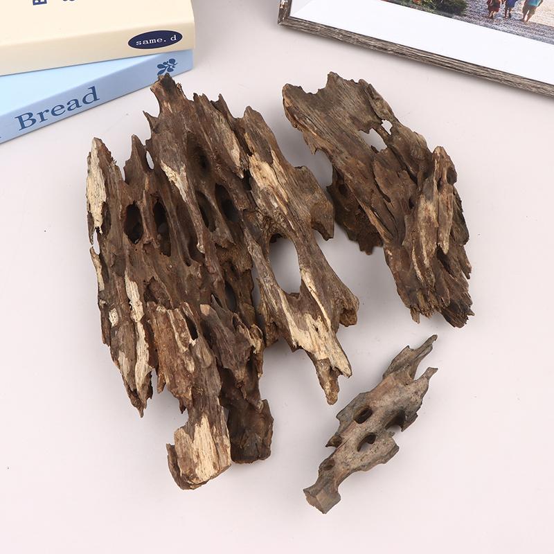 Aquarium Planted Wood - △ ไม้ตกแต่งตู้ปลา ไม้ลอยน้ำ ของตกแต่งสำหรับตู้ปลา มีรูธรรมชาติ