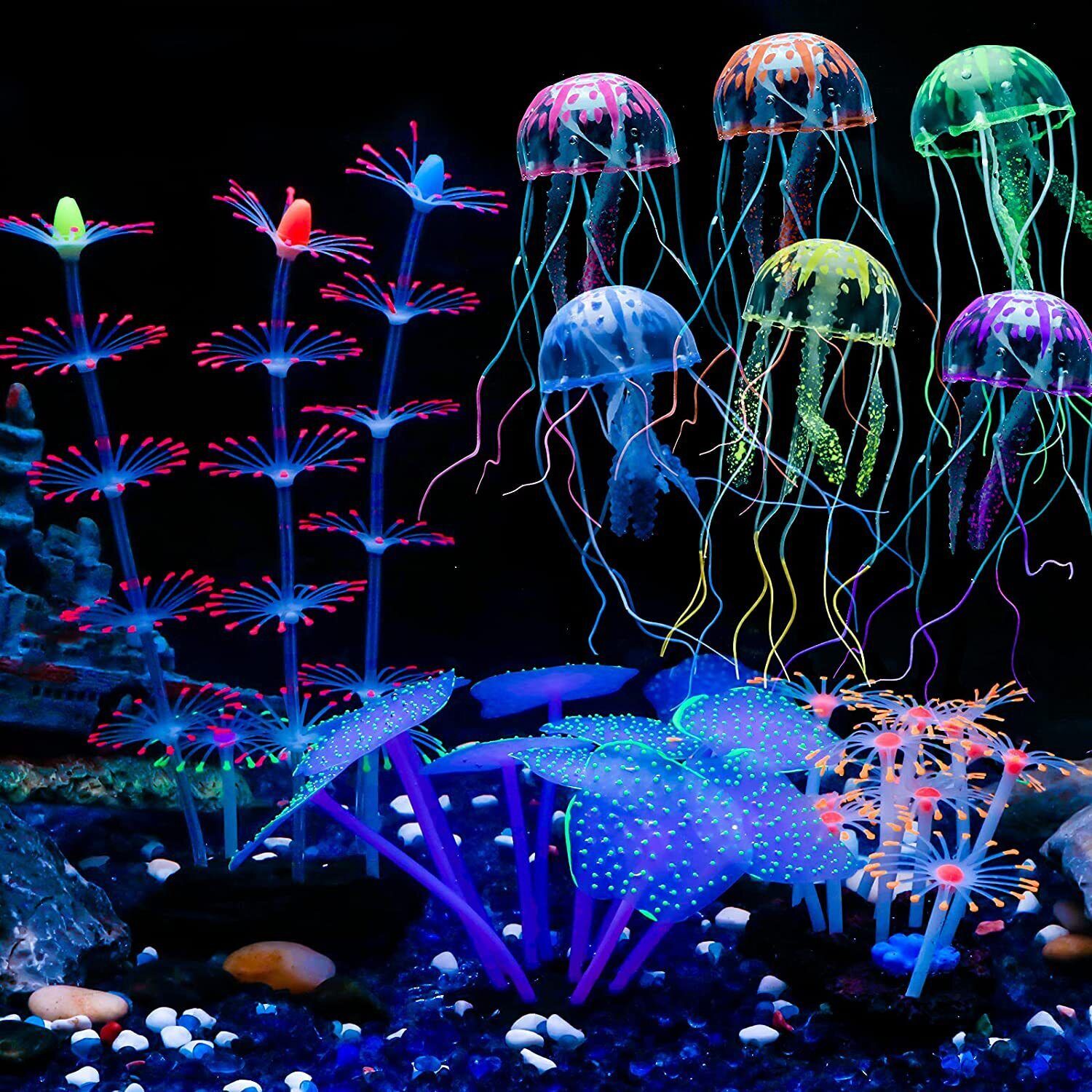 ซิลิโคนเรืองแสงตกแต่งตู้ปลา ปล - Aquarium Plant Design บทวิจารณ์และราคา