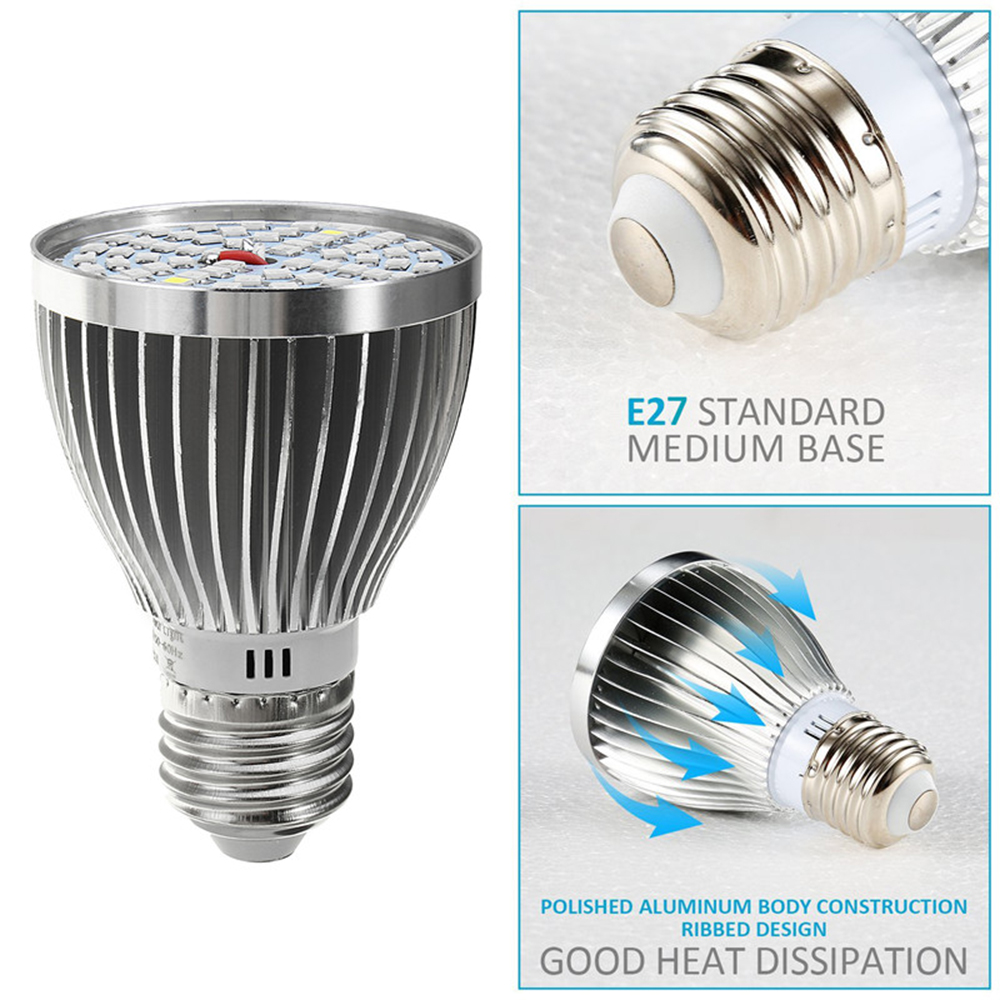 หลอดไฟ Grow E27 60W 2835 SMD พ - Aquarium Planted Soil บทวิจารณ์และราคา