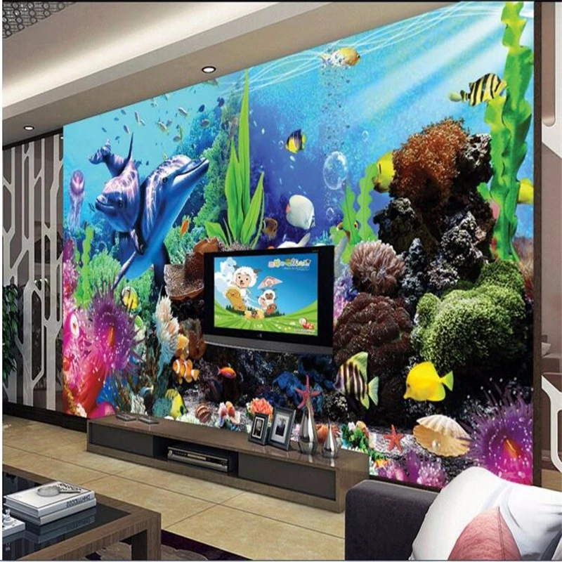 ภาพพิมพ์ตกแต่งผนัง 3 มิติลายปล - Planted Aquarium Photos บทวิจารณ์และราคา