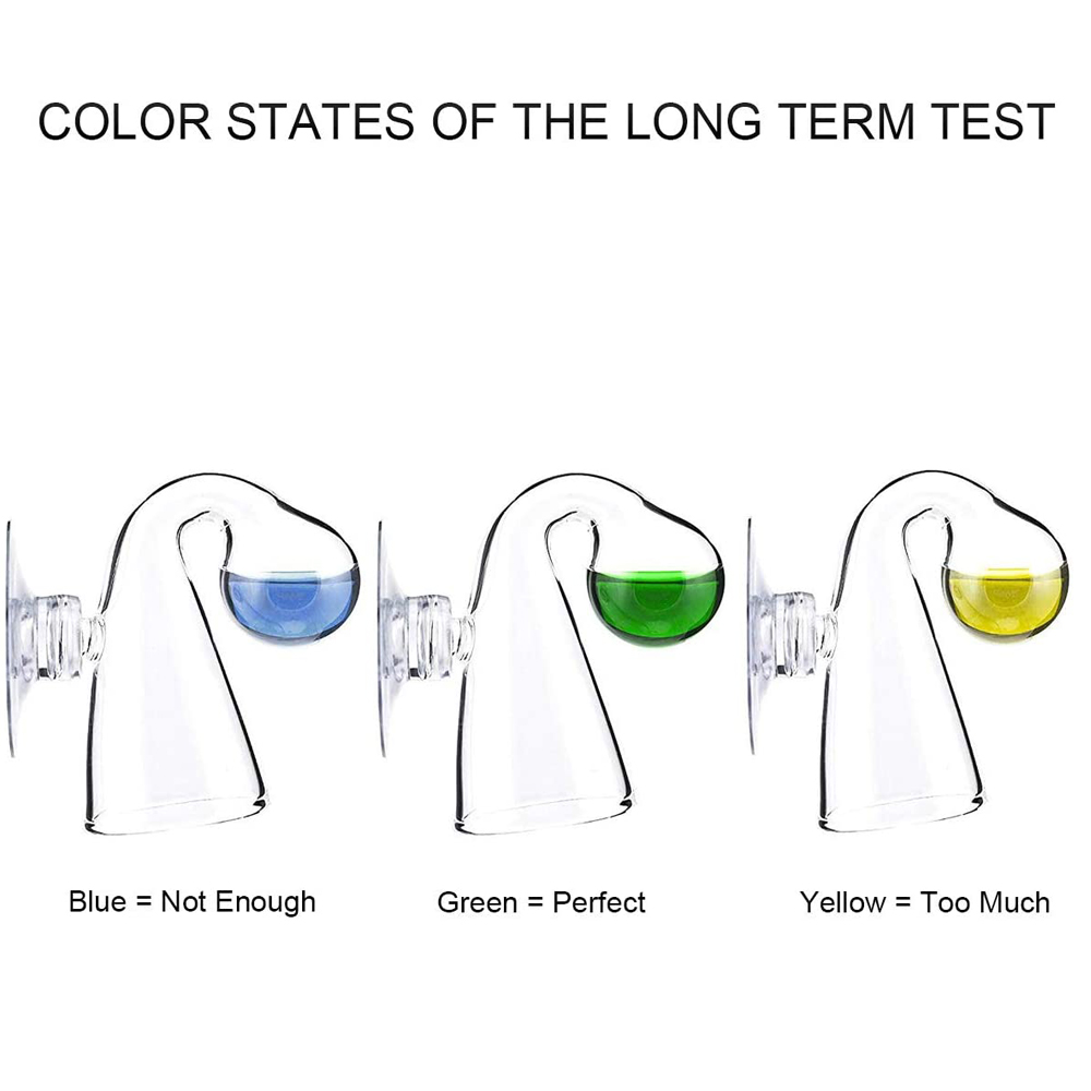 VIV CO2แก้ว Checker แขวน PH De - Glass Co2 Drop Checker บทวิจารณ์และราคา