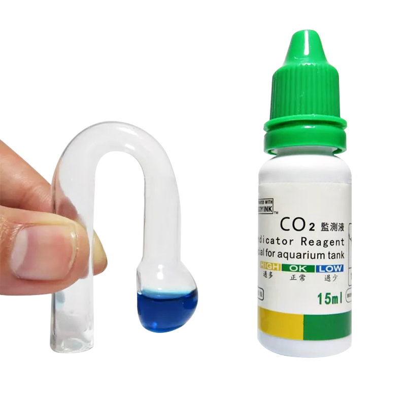 Aquarium CO2 ตัวบ่งชี้ DIY ถัง - Glass Co2 Drop Checker บทวิจารณ์และราคา