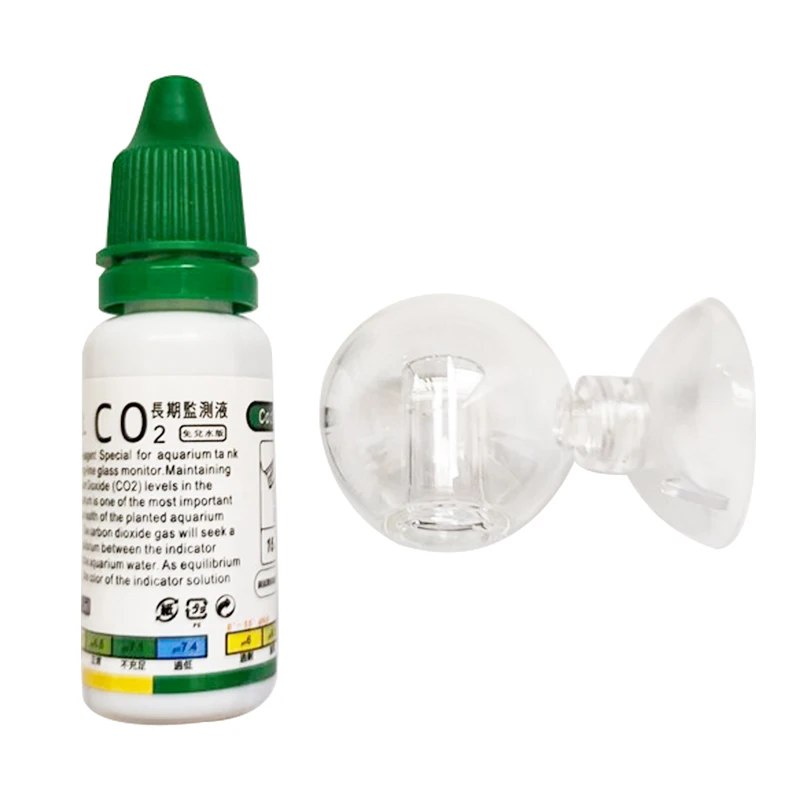 Aquarium CO2 ตัวบ่งชี้ DIY ถัง - Glass Co2 Drop Checker บทวิจารณ์และราคา