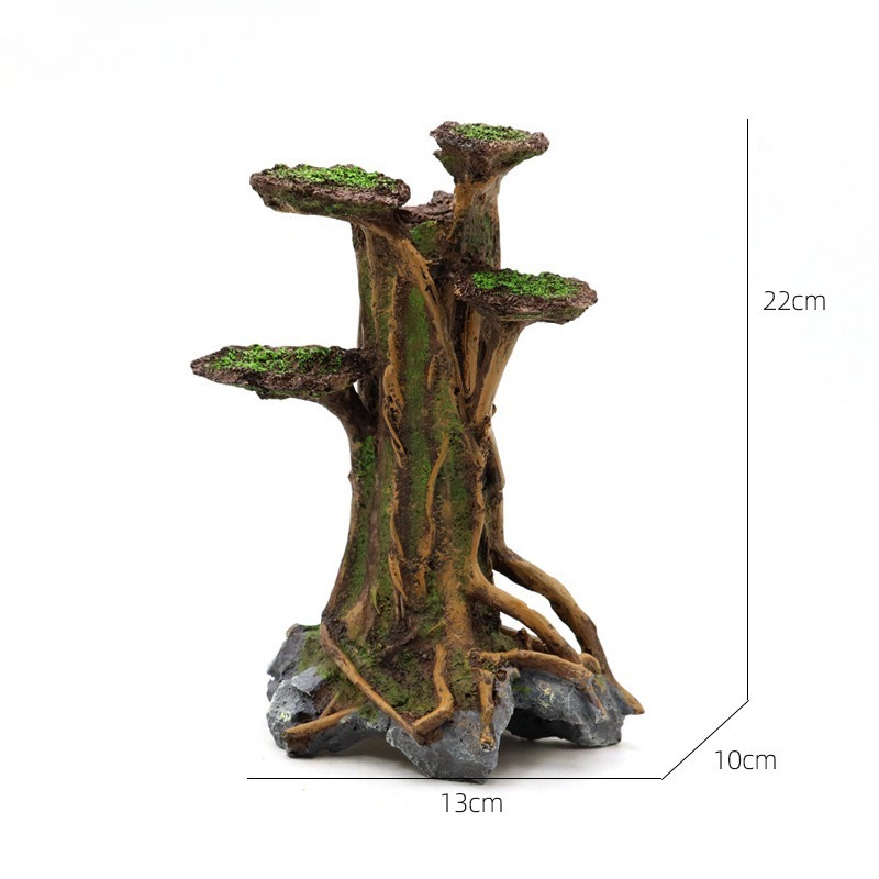 ต้นไม้ตะไคร้เทียม ตกแต่งตู้ปลา - Aquarium Planted Wood บทวิจารณ์และราคา