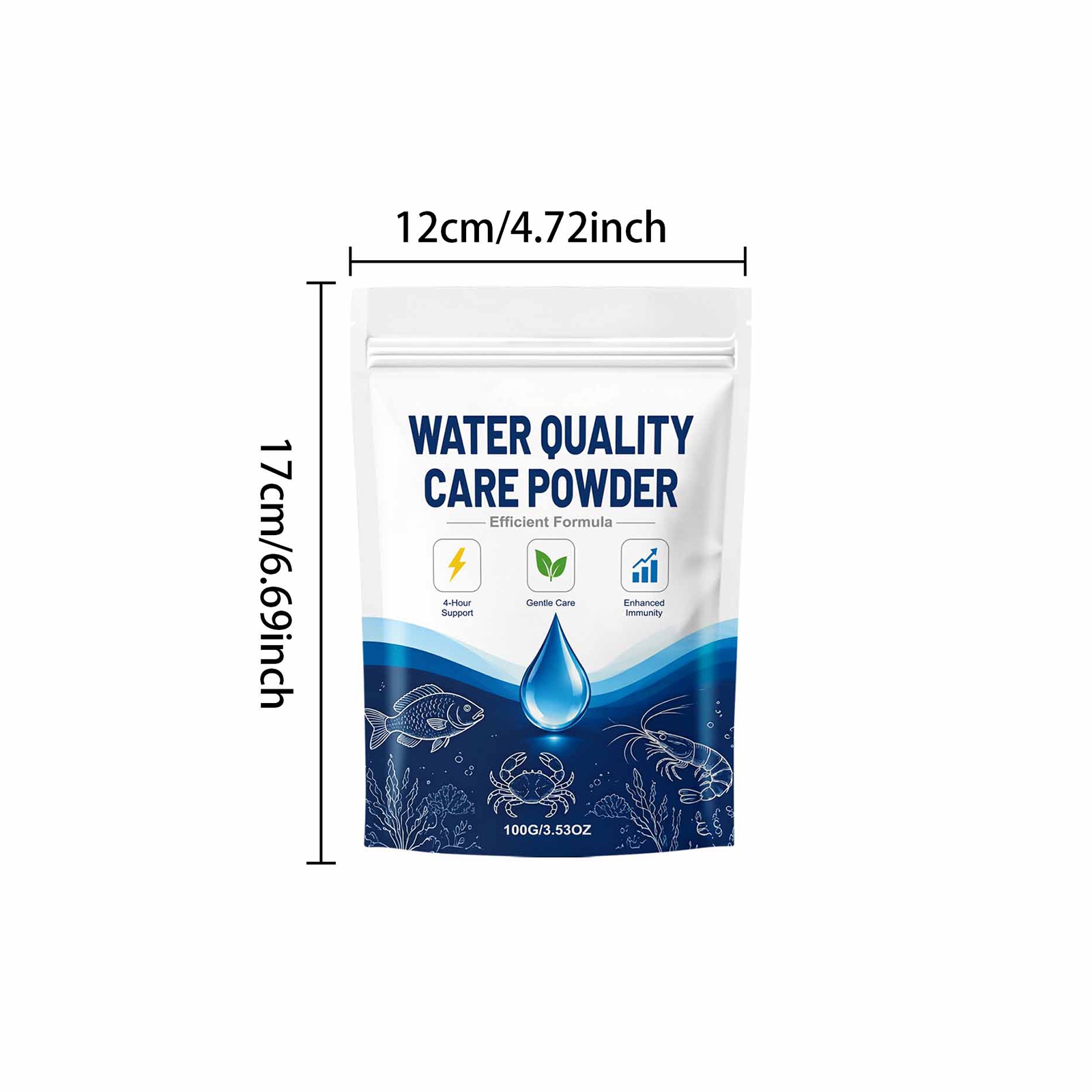 1/2/3/5PCS ผงปรับสภาพน้ำในตู้ป - Planted Aquarium Cloudy Water บทวิจารณ์และราคา