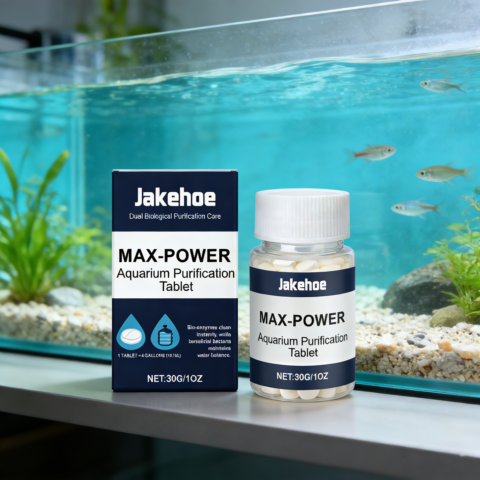 เม็ดกำจัดตะไคร่น้ำสำหรับตู้ปลา - Planted Aquarium Cloudy Water บทวิจารณ์และราคา