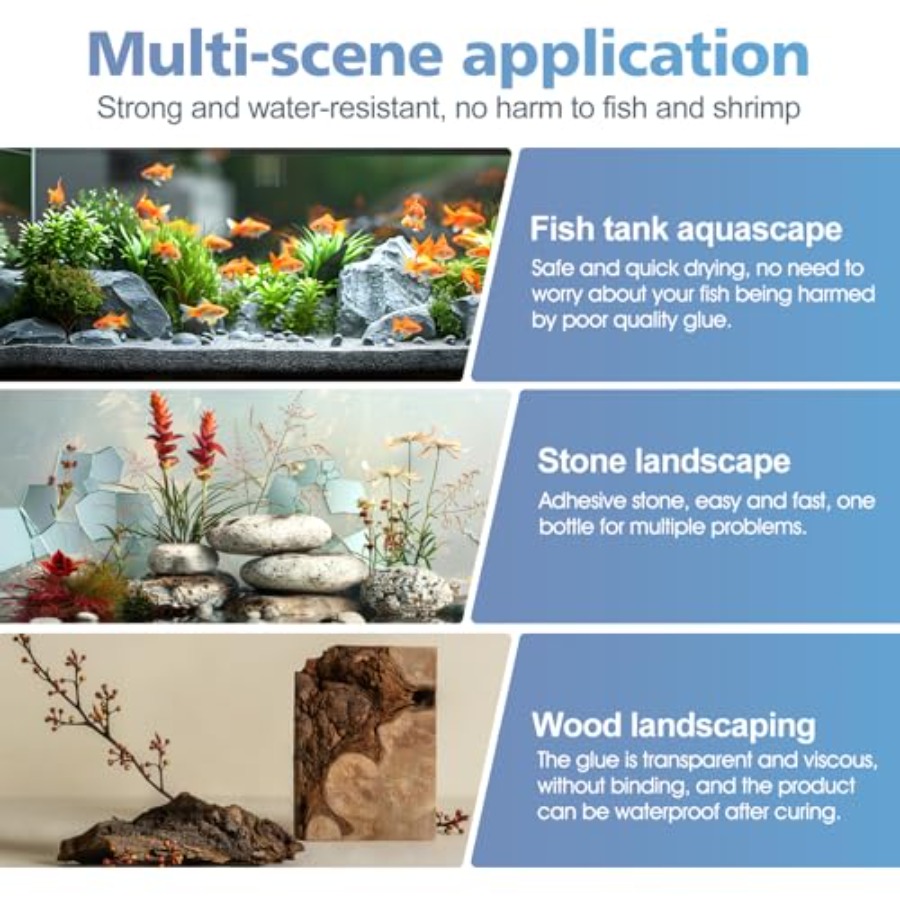 กาวติดตู้ปลา, กาวซุปเปอร์รีฟ เ - Aquarium Planted Wood บทวิจารณ์และราคา