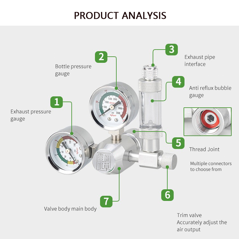 ชุดควบคุม CO2 สำหรับตู้ปลา AC1 - Glass Co2 Drop Checker บทวิจารณ์และราคา
