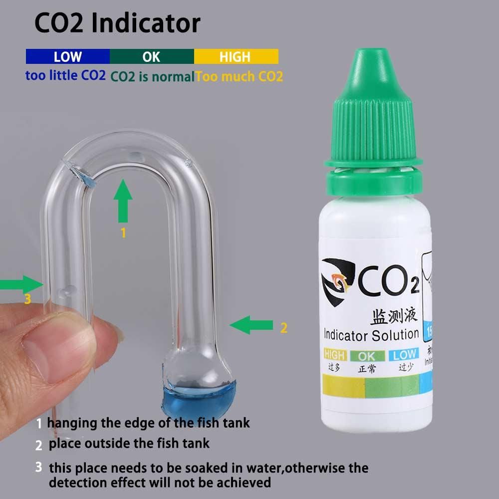 ชุดทดสอบค่าคุณภาพน้ำ ตัววัดค่า - Glass Co2 Drop Checker บทวิจารณ์และราคา